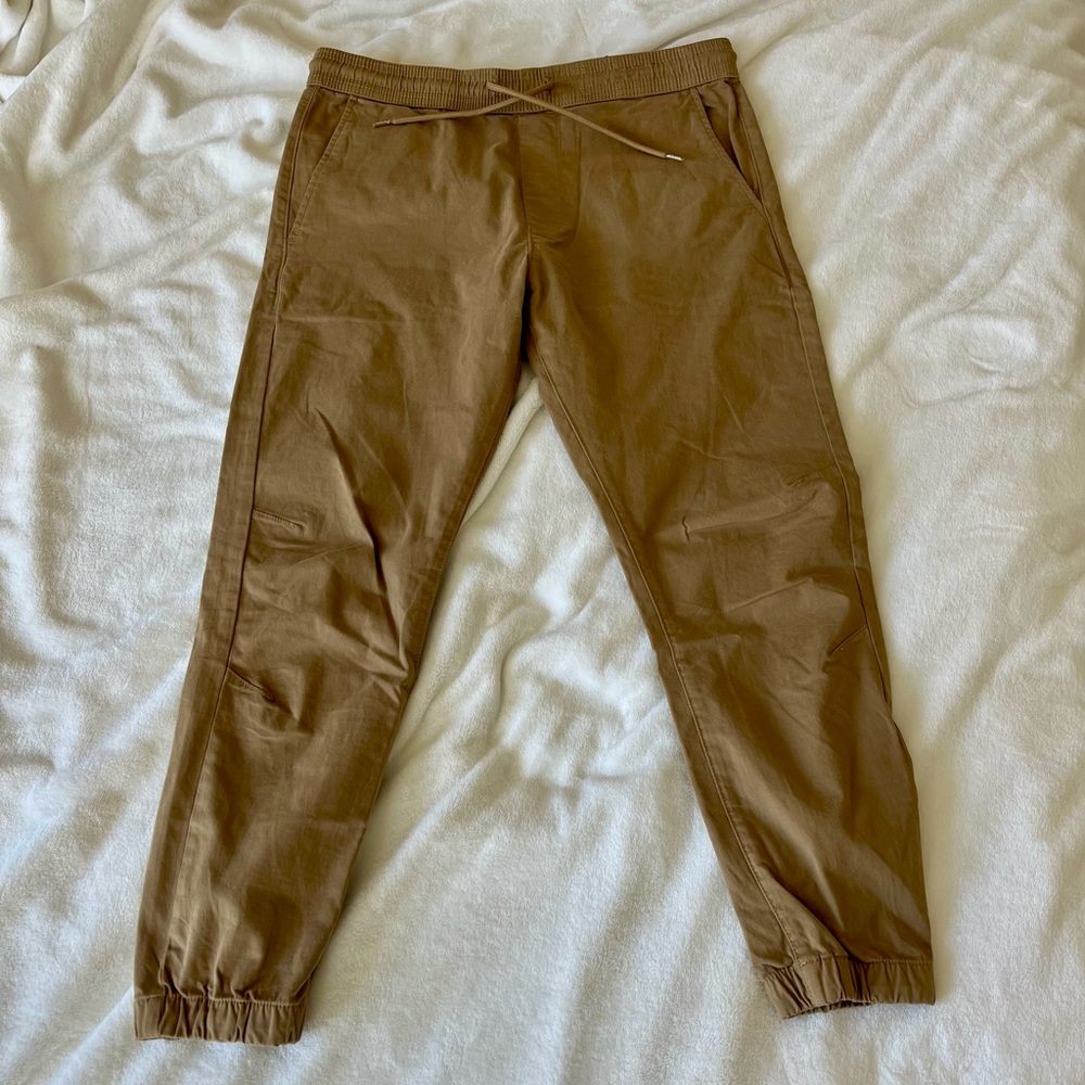 Zara Denim Wear Khaki Joggers Size US M